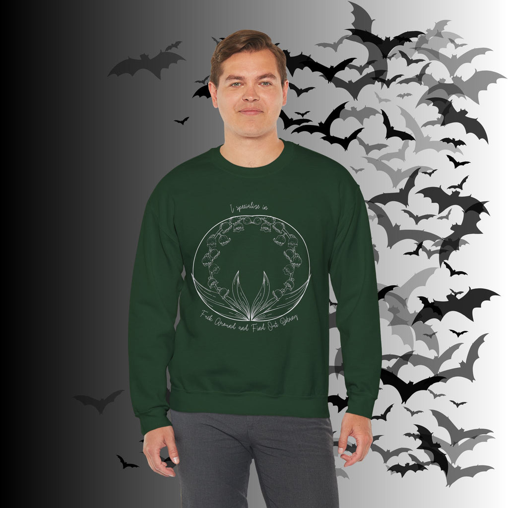 Witchy Botanist Crewneck Sweatshirt — F*ck Around and Find Out Botany