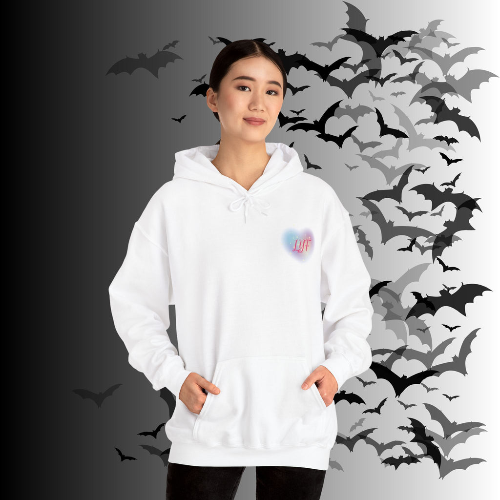 Love You Forever Skeleton Hoodie — Gothic Valentine's Couples Pullover