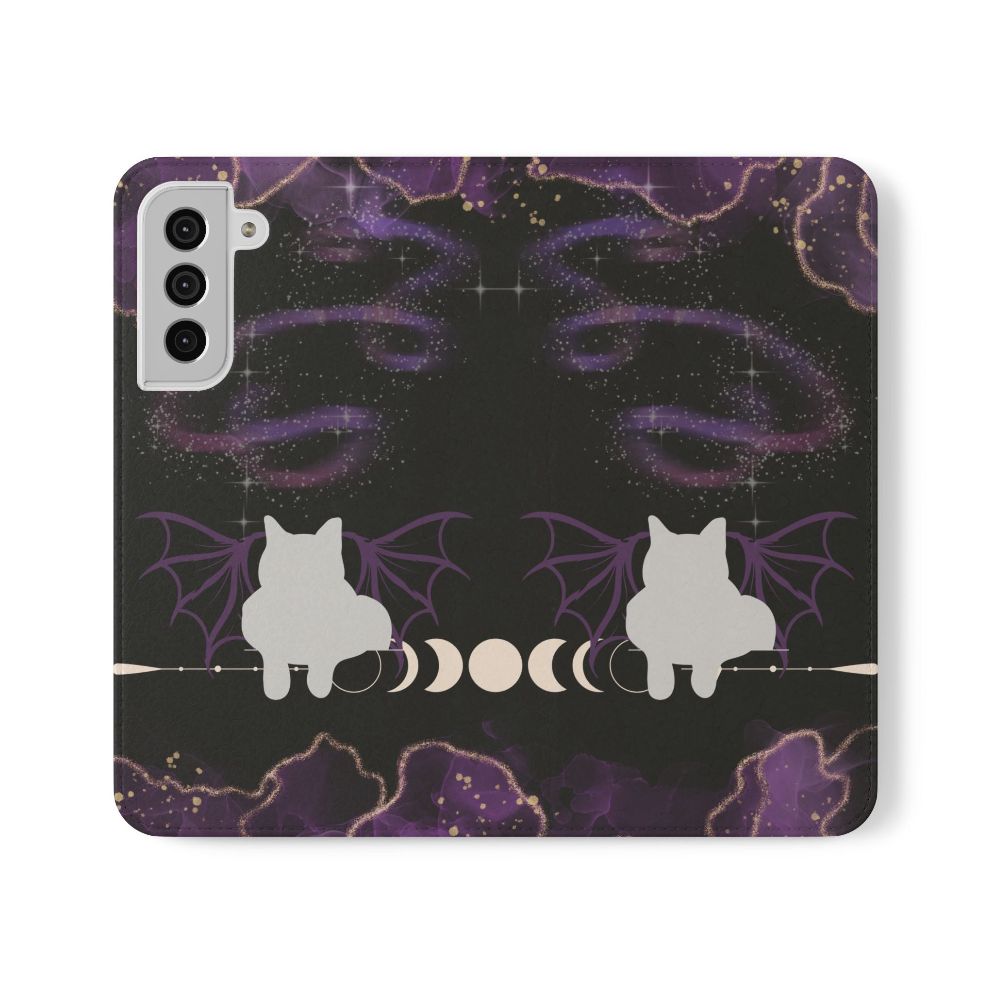Copy of Goth Botanical Flip Wallet Case for iPhone and Samsung Galaxy Phones