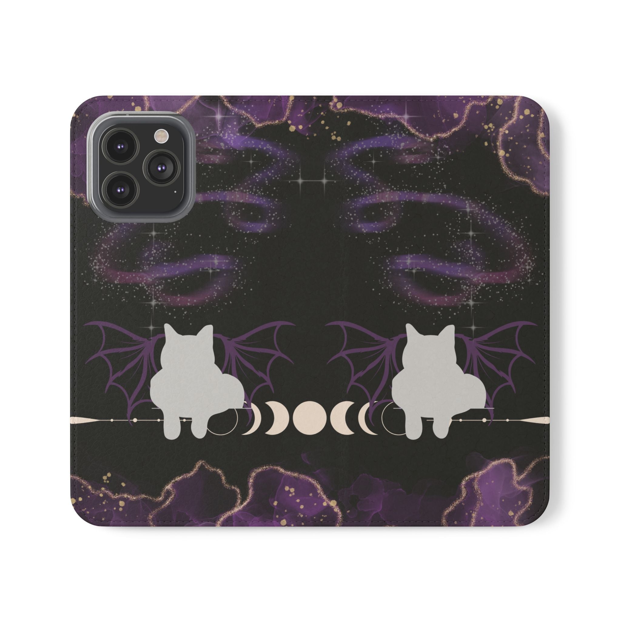 Copy of Goth Botanical Flip Wallet Case for iPhone and Samsung Galaxy Phones