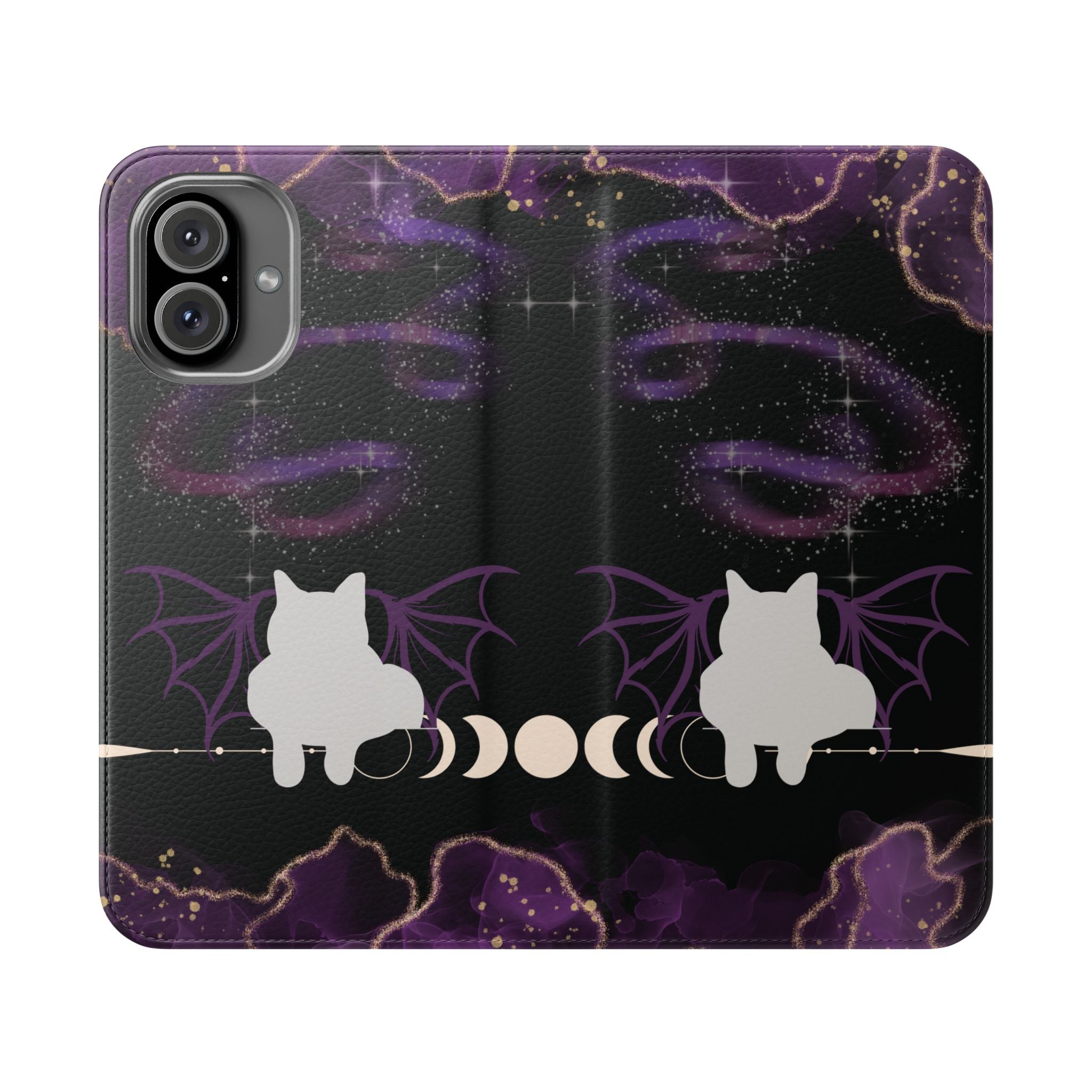 Copy of Goth Botanical Flip Wallet Case for iPhone and Samsung Galaxy Phones