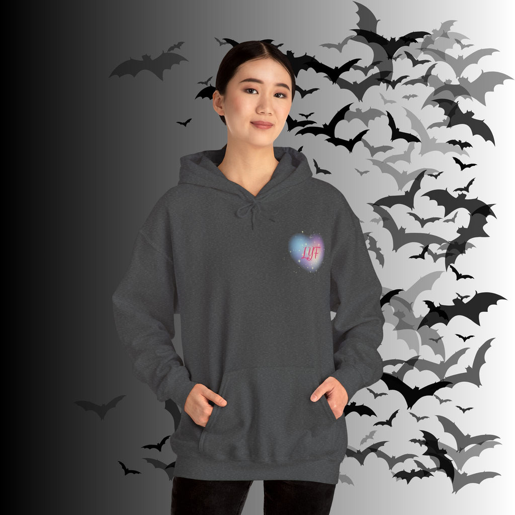 Love You Forever Skeleton Hoodie — Gothic Valentine's Couples Pullover