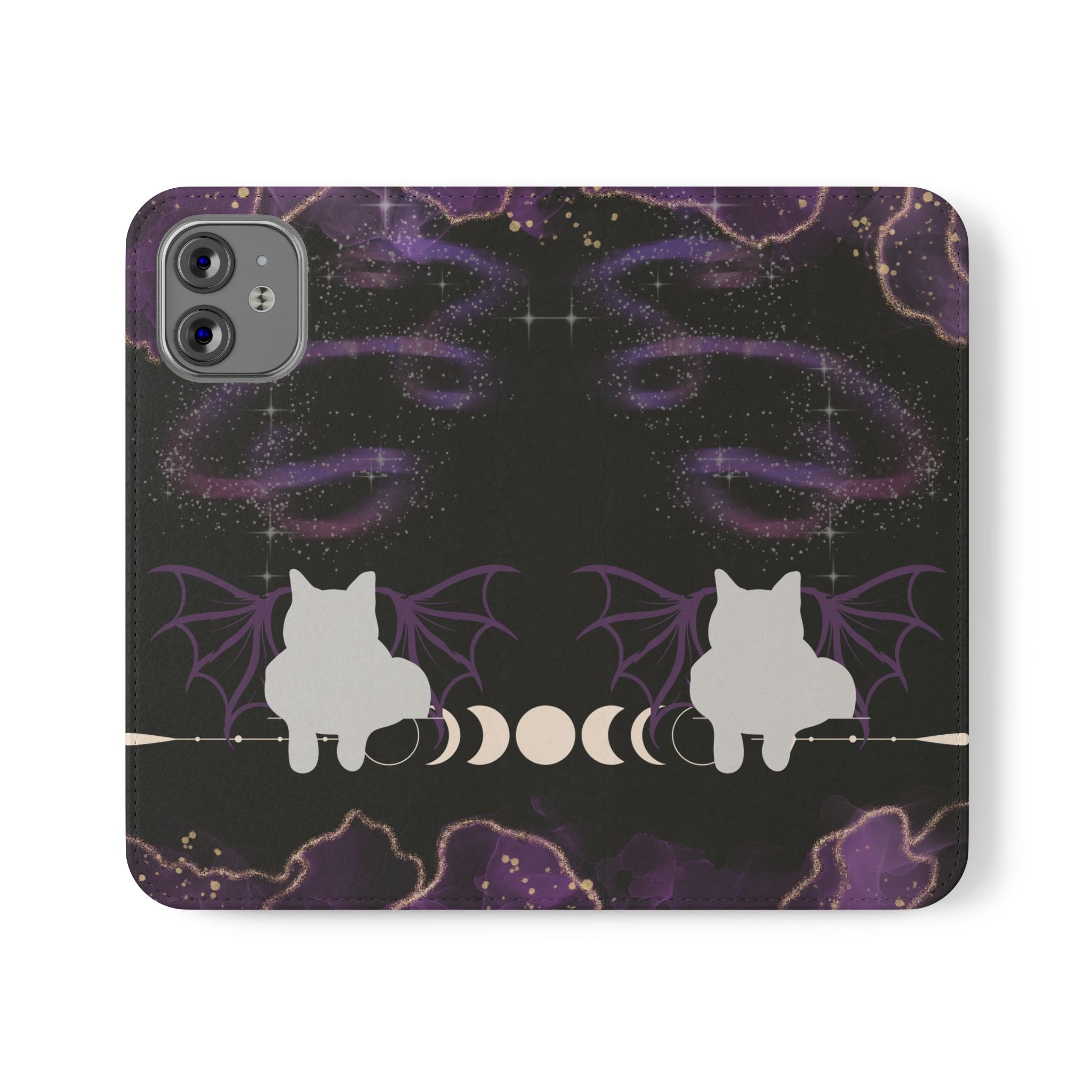 Copy of Goth Botanical Flip Wallet Case for iPhone and Samsung Galaxy Phones