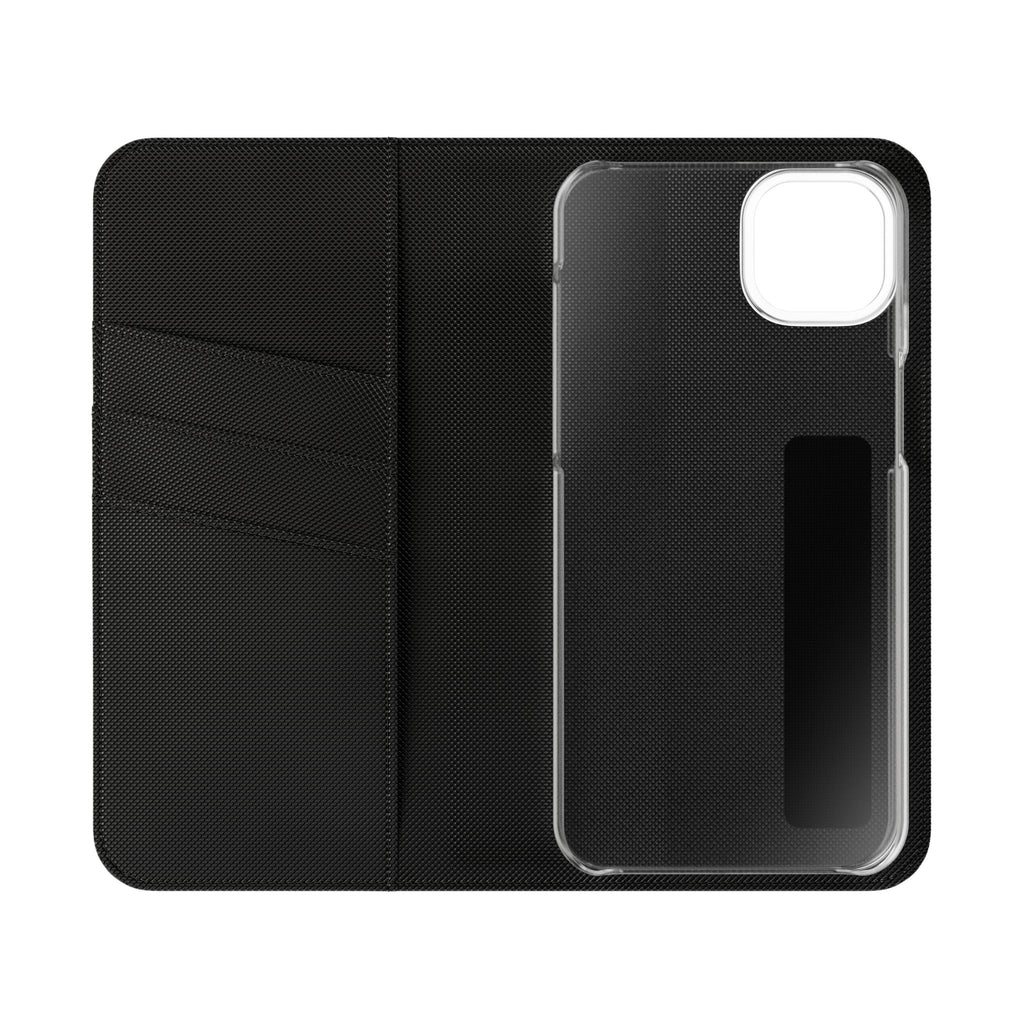 Romantic Goth Wallet Flip Case - Goth Botanical Phone Case