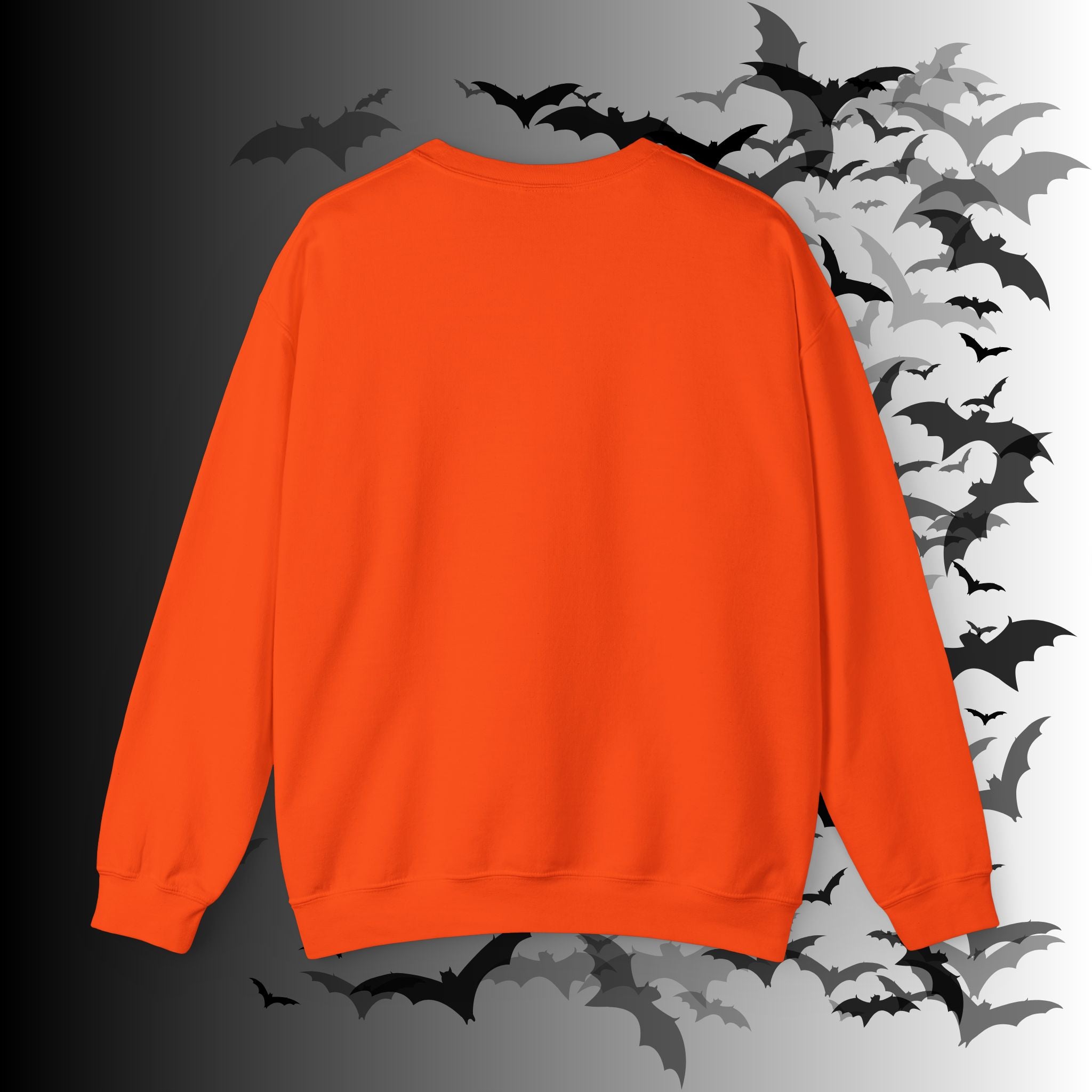 Spooky Season Cat Crewneck Sweatshirt — Kawaii Halloween Pumpkin