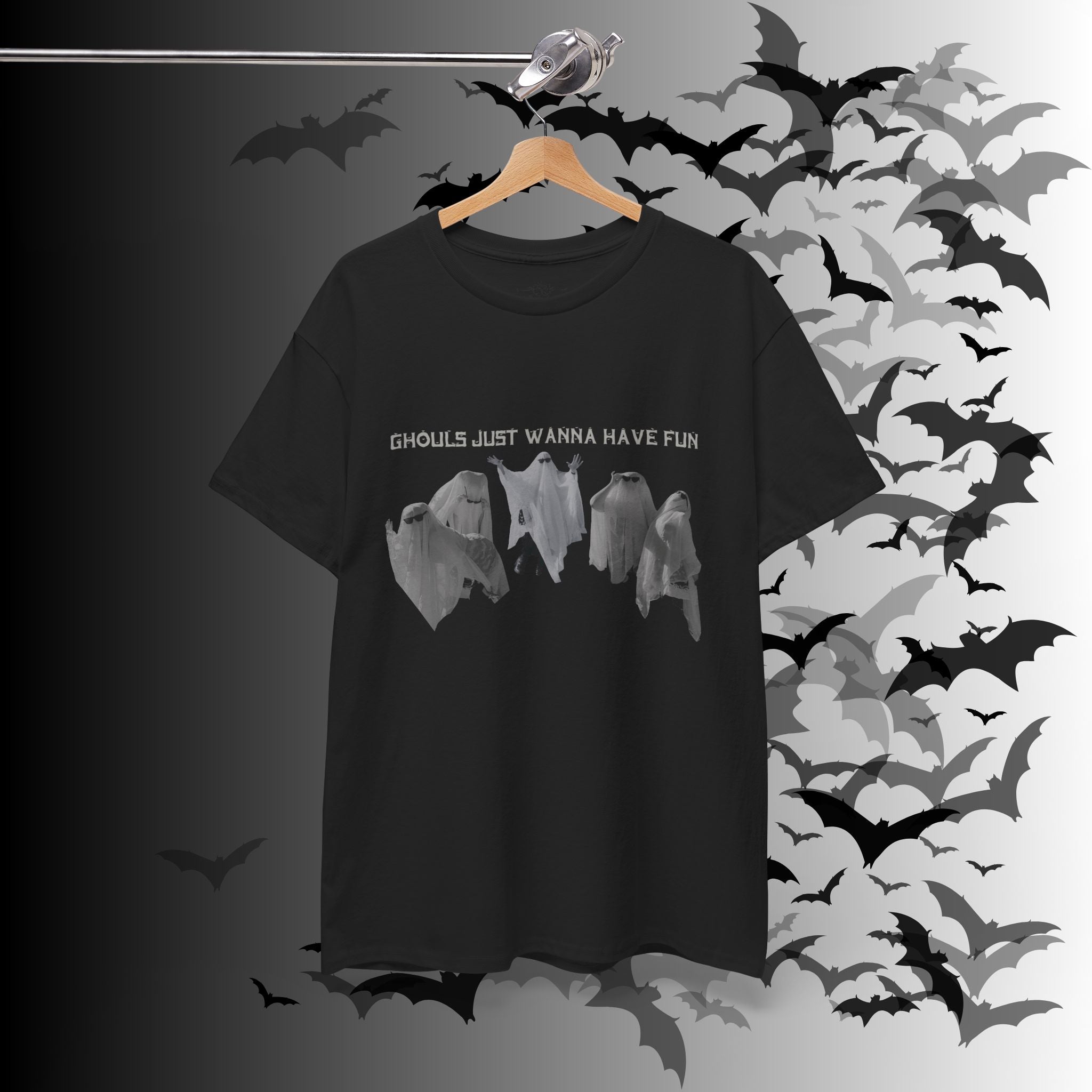 "Ghouls Just Wanna Have Fun" Ghost T-Shirt — Gothic Humor Tee