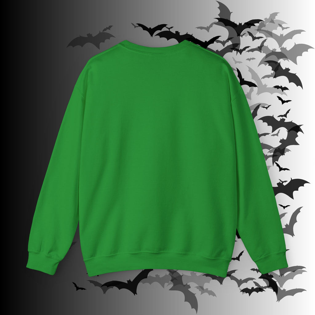 Merry Creepmas Crewneck Sweatshirt — Gothic Christmas Skull Santa