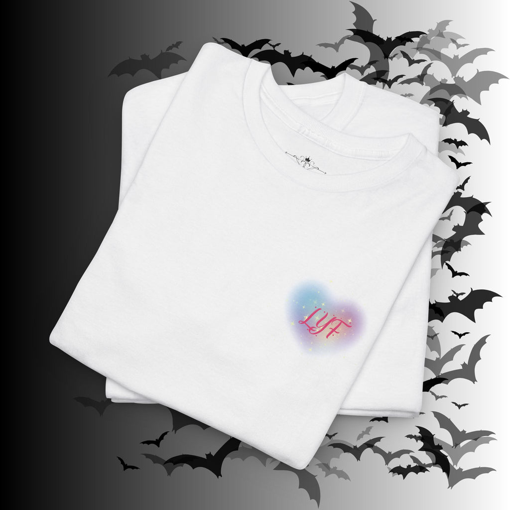 "Love You Forever" Gothic Skeleton Couples T-Shirt — Goth Valentine's Day Matching Tee