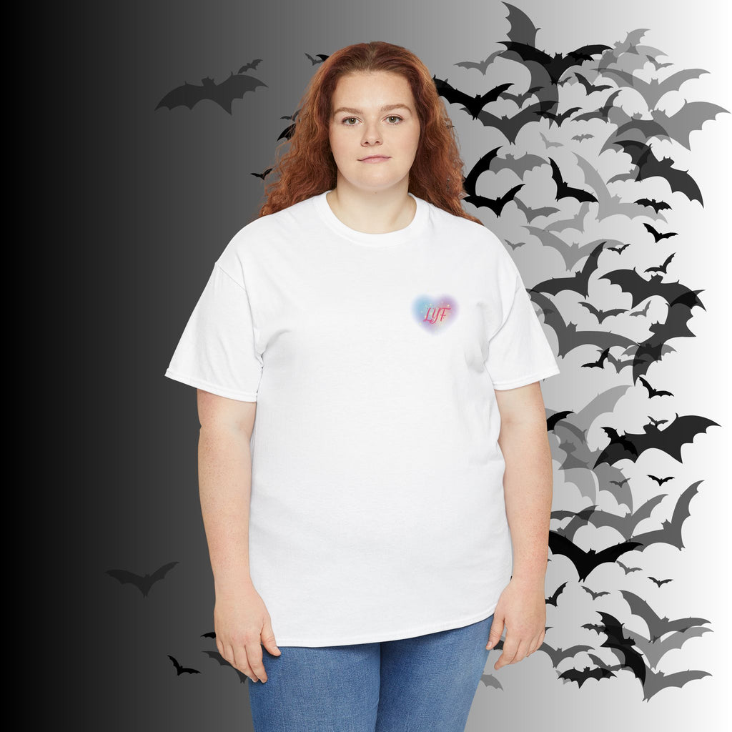 "Love You Forever" Gothic Skeleton Couples T-Shirt — Goth Valentine's Day Matching Tee