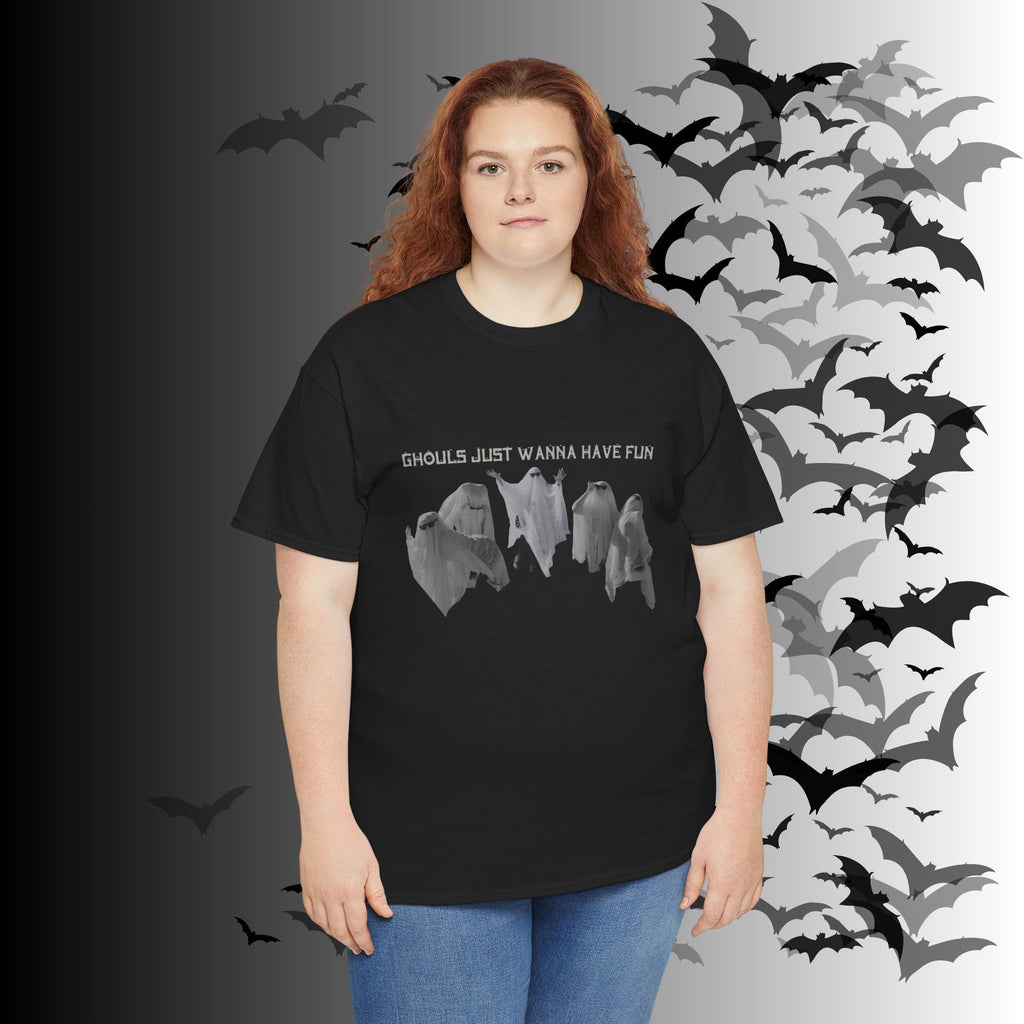 "Ghouls Just Wanna Have Fun" Ghost T-Shirt — Gothic Humor Tee