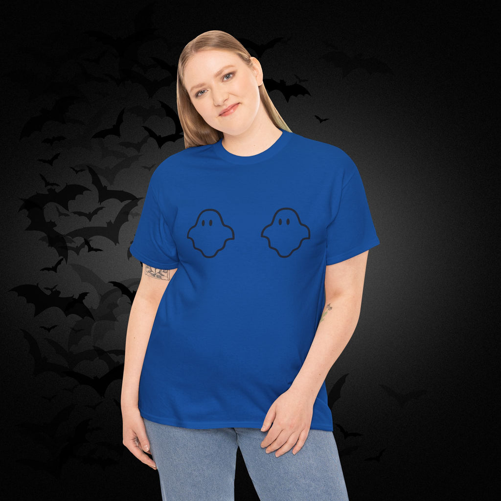"Boo-bies" Ghost Pun Halloween T-Shirt — Funny Spooky Season Tee