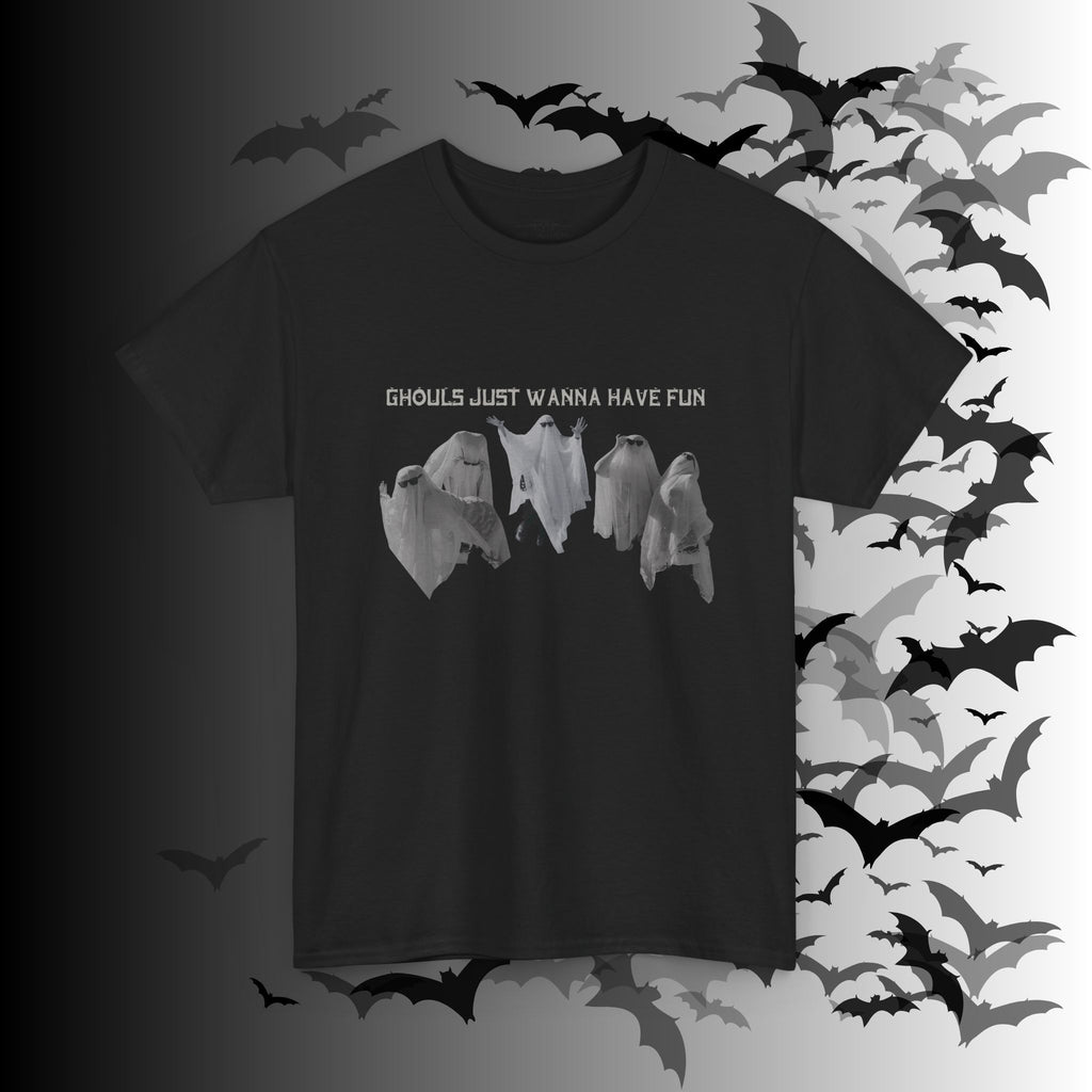 "Ghouls Just Wanna Have Fun" Ghost T-Shirt — Gothic Humor Tee