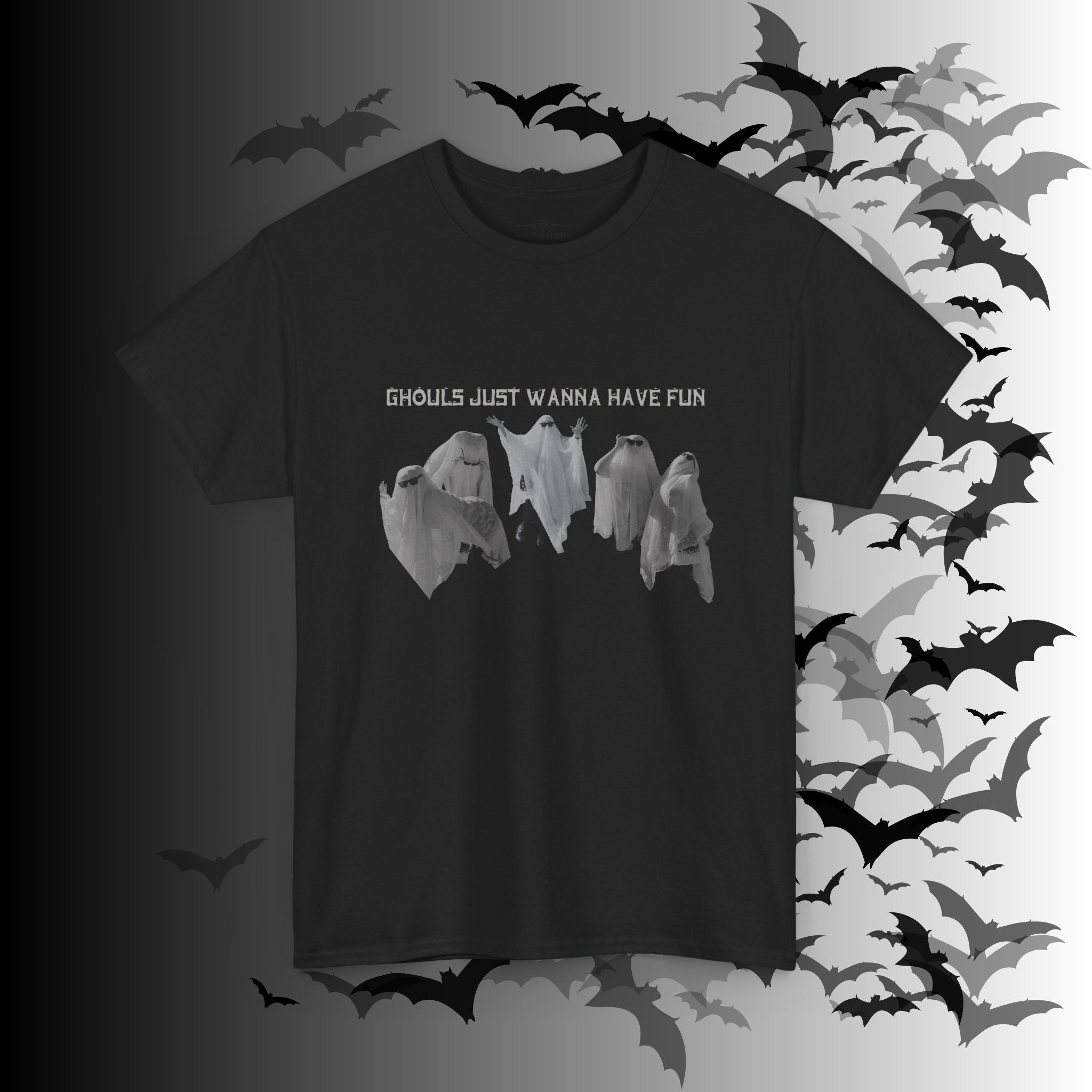 "Ghouls Just Wanna Have Fun" Ghost T-Shirt — Gothic Humor Tee