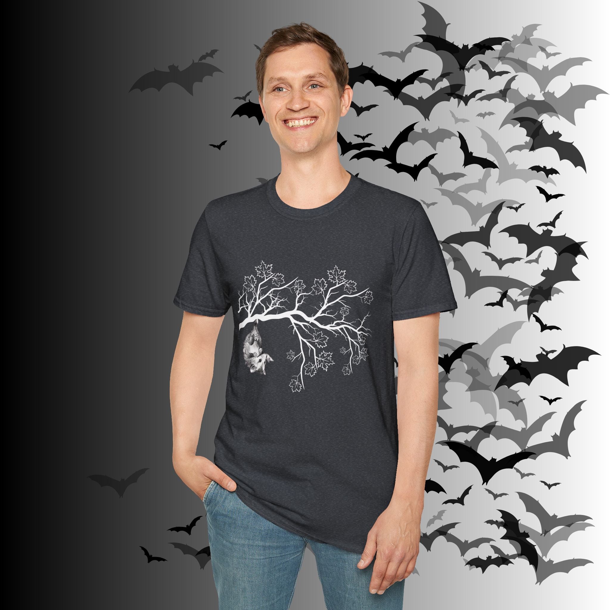 Gothic Hanging Possum T-Shirt — Cute Dark Academia Nature Tee