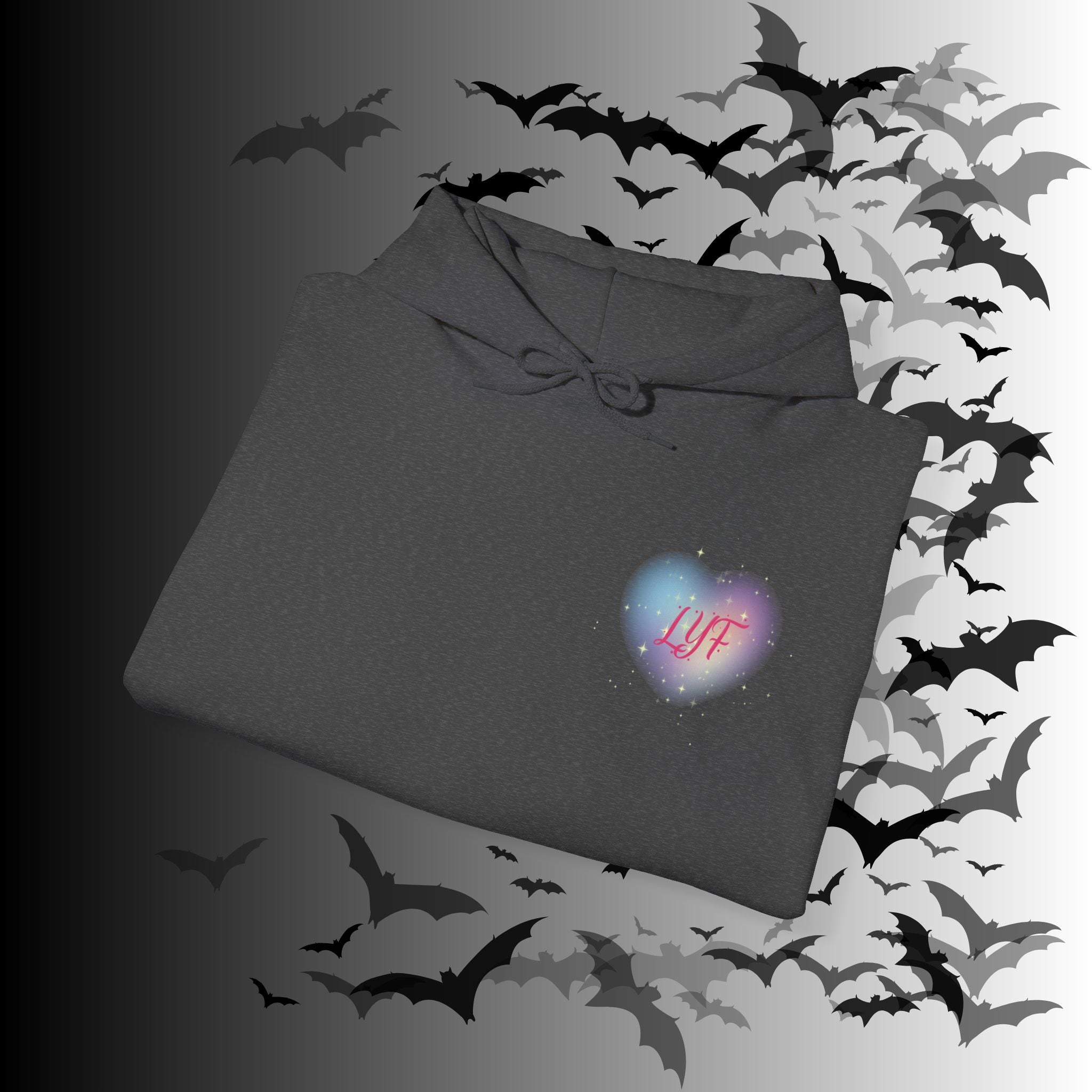 Love You Forever Skeleton Hoodie — Gothic Valentine's Couples Pullover