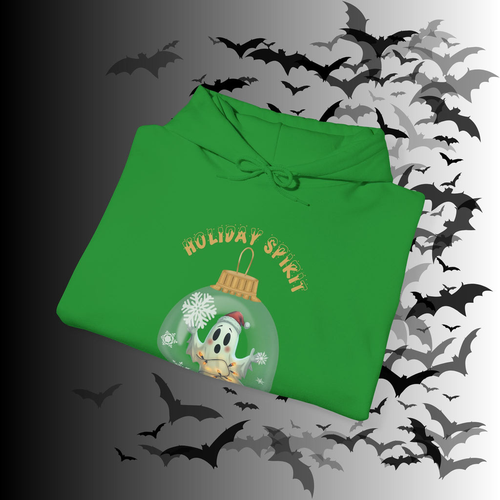 Holiday Spirit Hoodie — Ghost Christmas Ornament Gothmas Pullover
