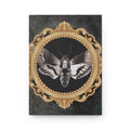 Gothic Death's Head Moth Journal — Gold Cameo Hardcover Spell Book