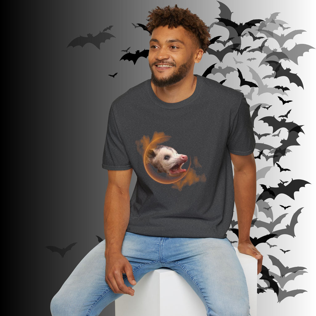 Gothic Screaming Possum T-Shirt — Edgy Humor Tee