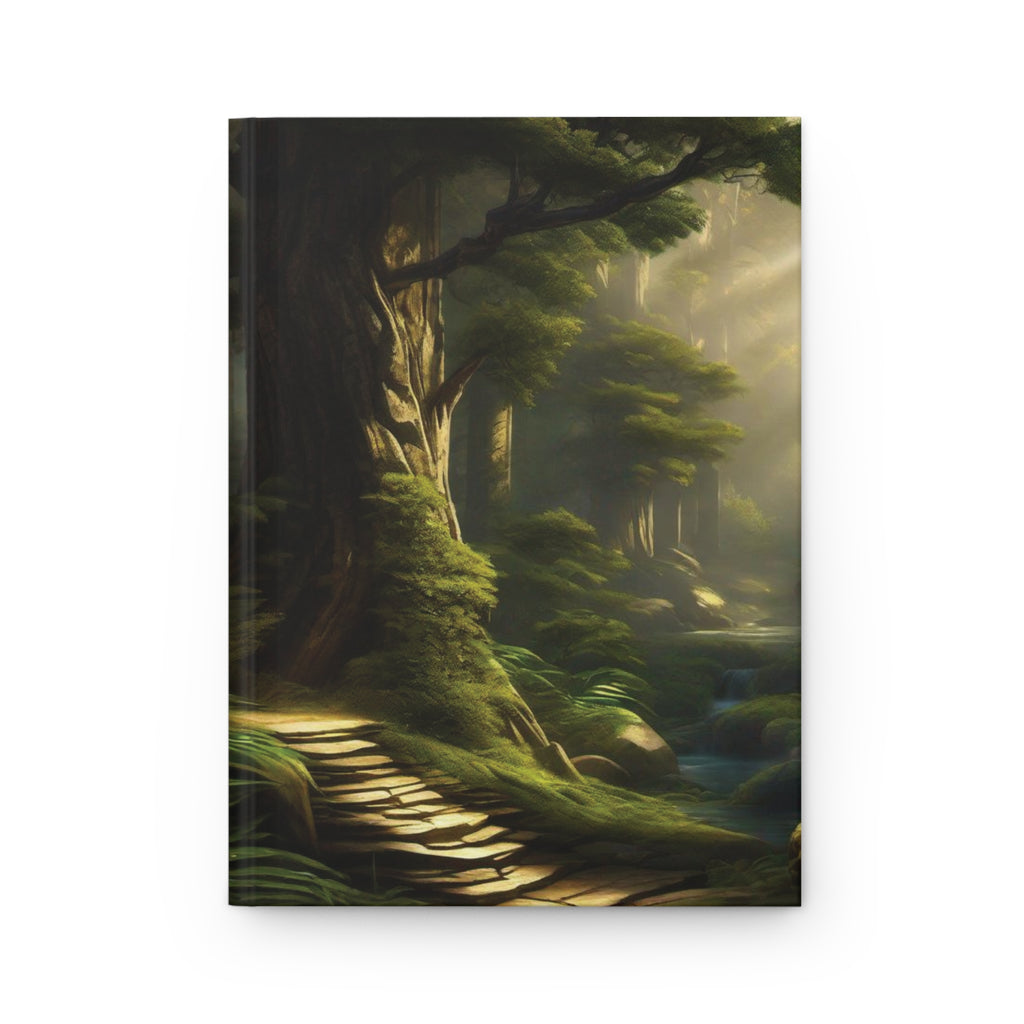 Dark Academia Forest Witch Journal – Hardcover Lined Magical Forest Notebook