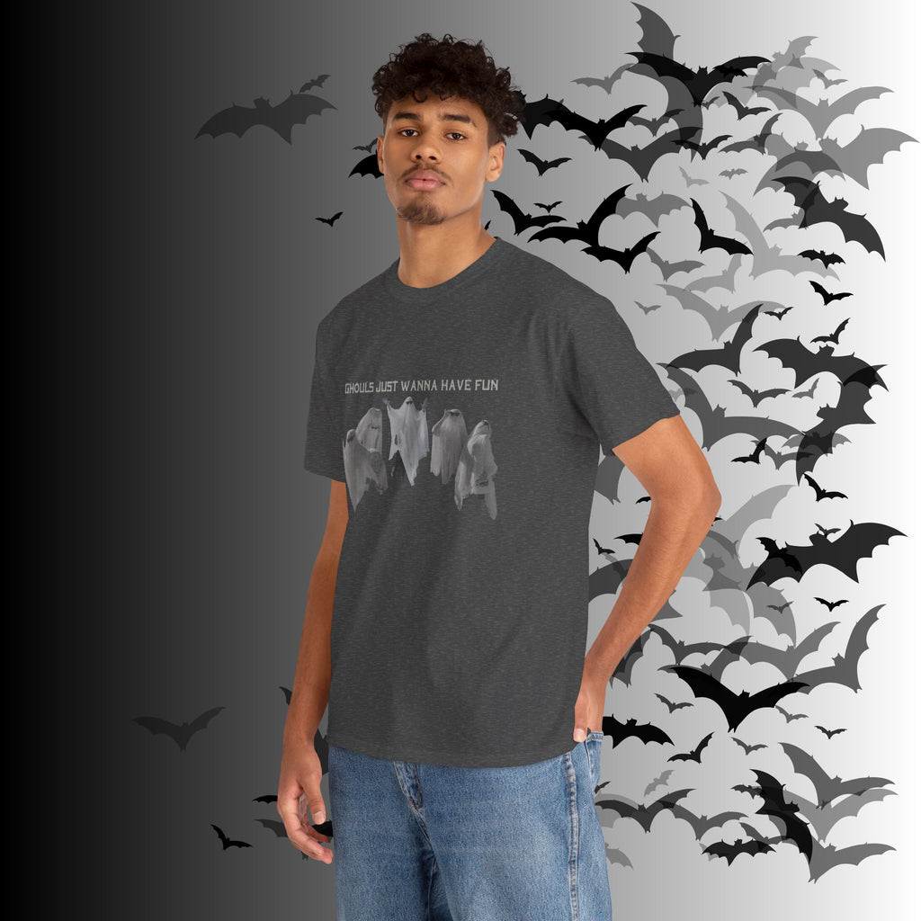 "Ghouls Just Wanna Have Fun" Ghost T-Shirt — Gothic Humor Tee