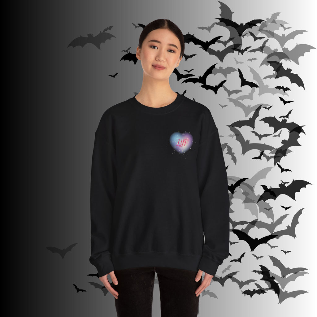 Love You Forever Skeleton Crewneck Sweatshirt — Gothic Valentine's Couples