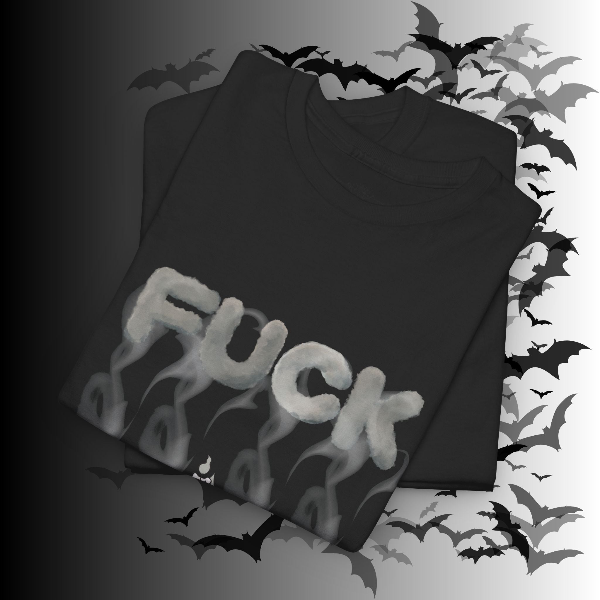 "FUCK" Pentagram Candle Ritual T-Shirt — Goth Humor Occult Tee