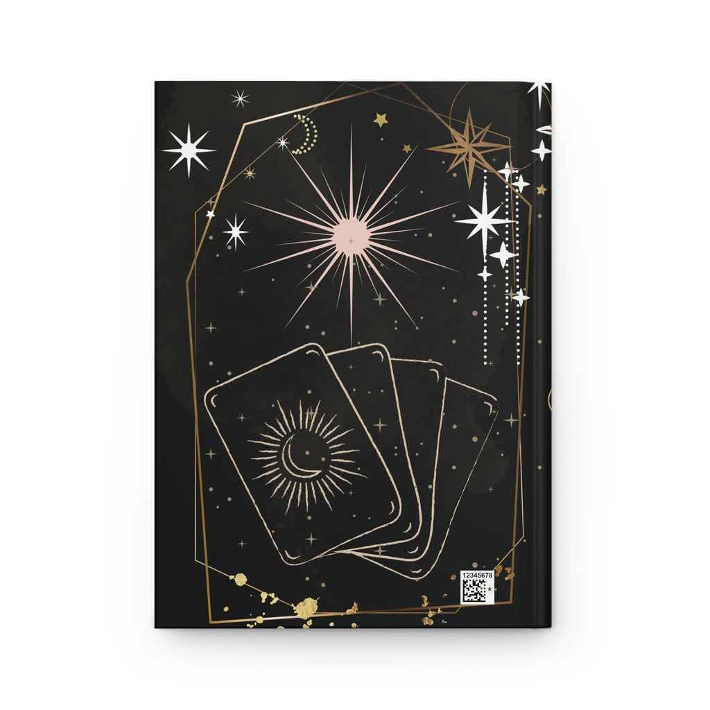 Personalized Book of Fate Journal — Celestial Tarot Hardcover Spell Book