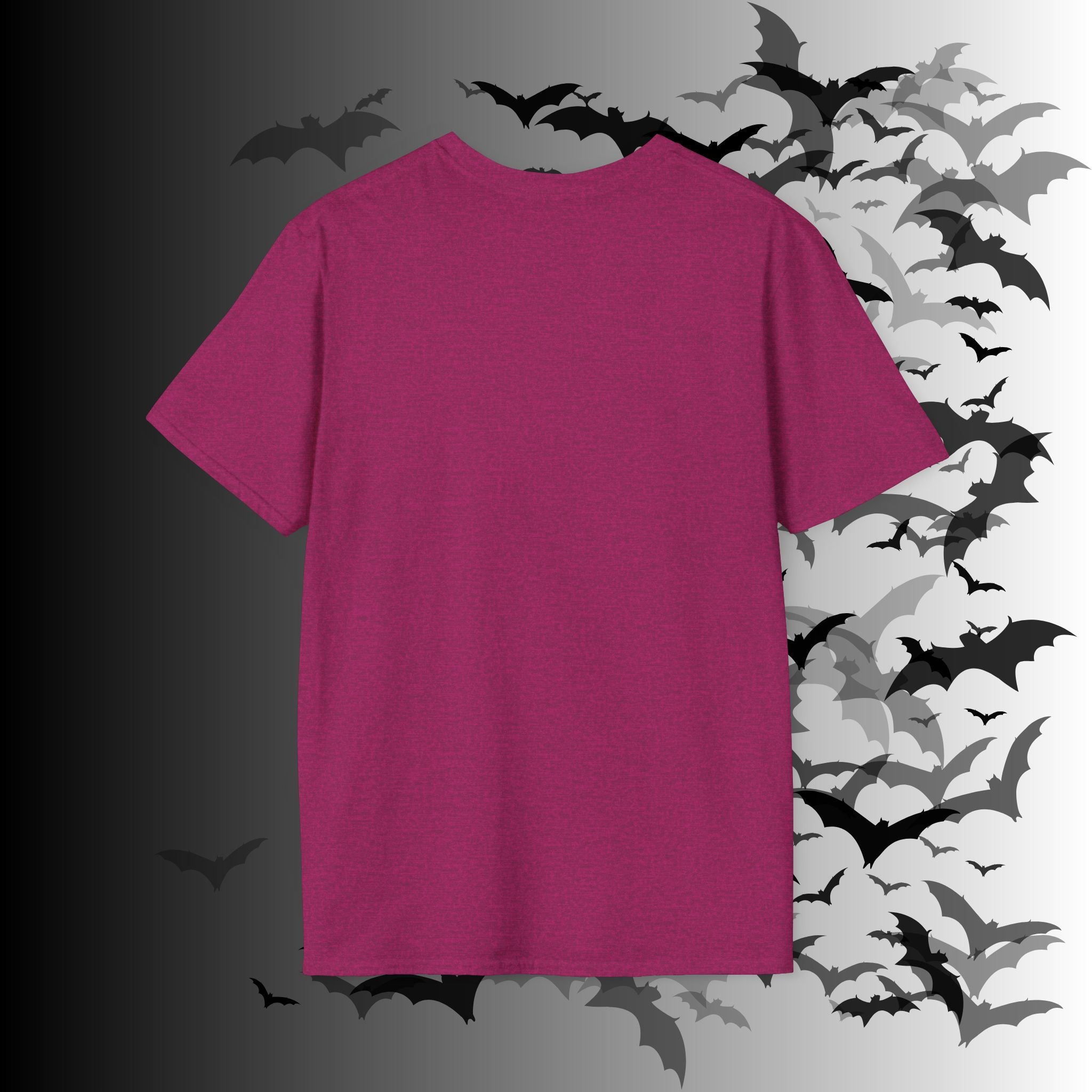 Rainbow Vomit Cloud Bat T-Shirt — Kawaii Goth Pride Unisex Tee