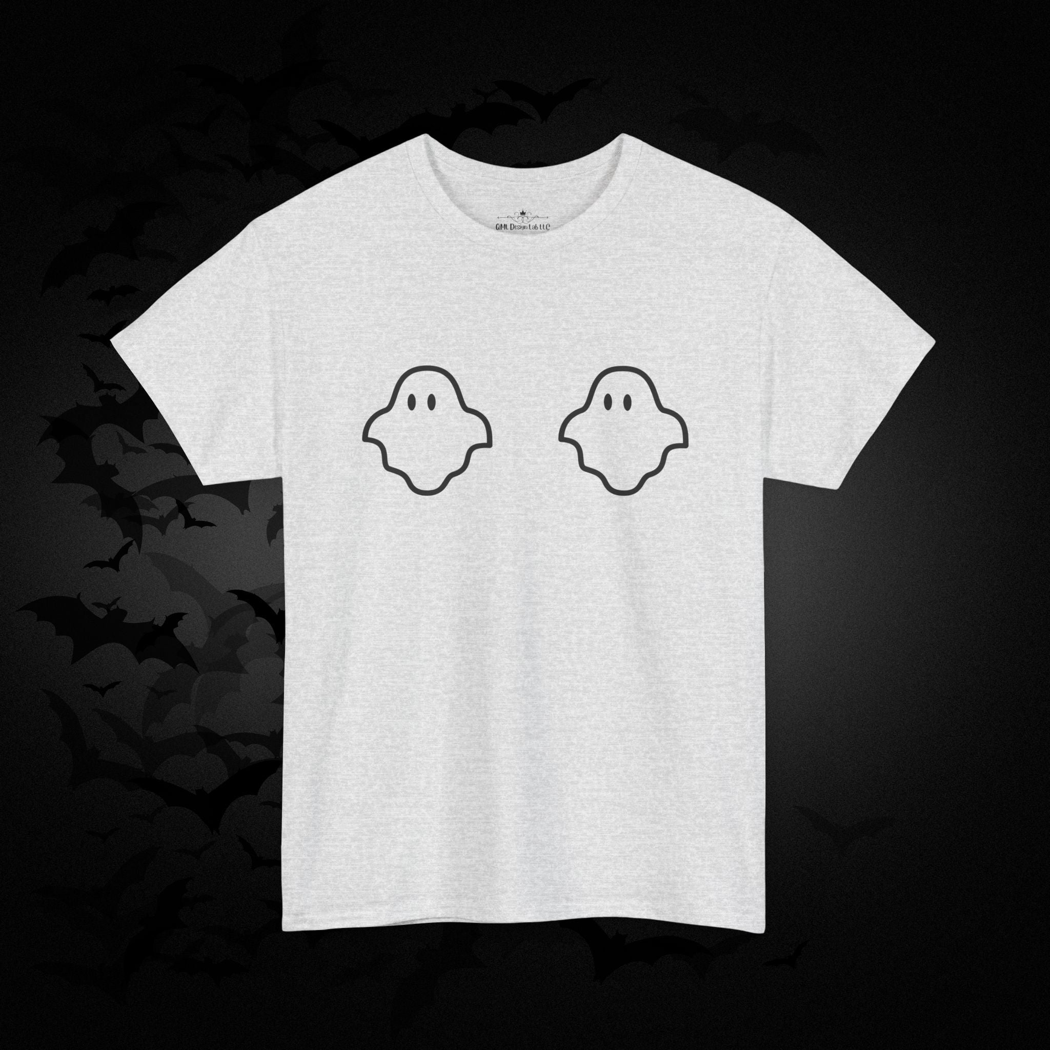 "Boo-bies" Ghost Pun Halloween T-Shirt — Funny Spooky Season Tee
