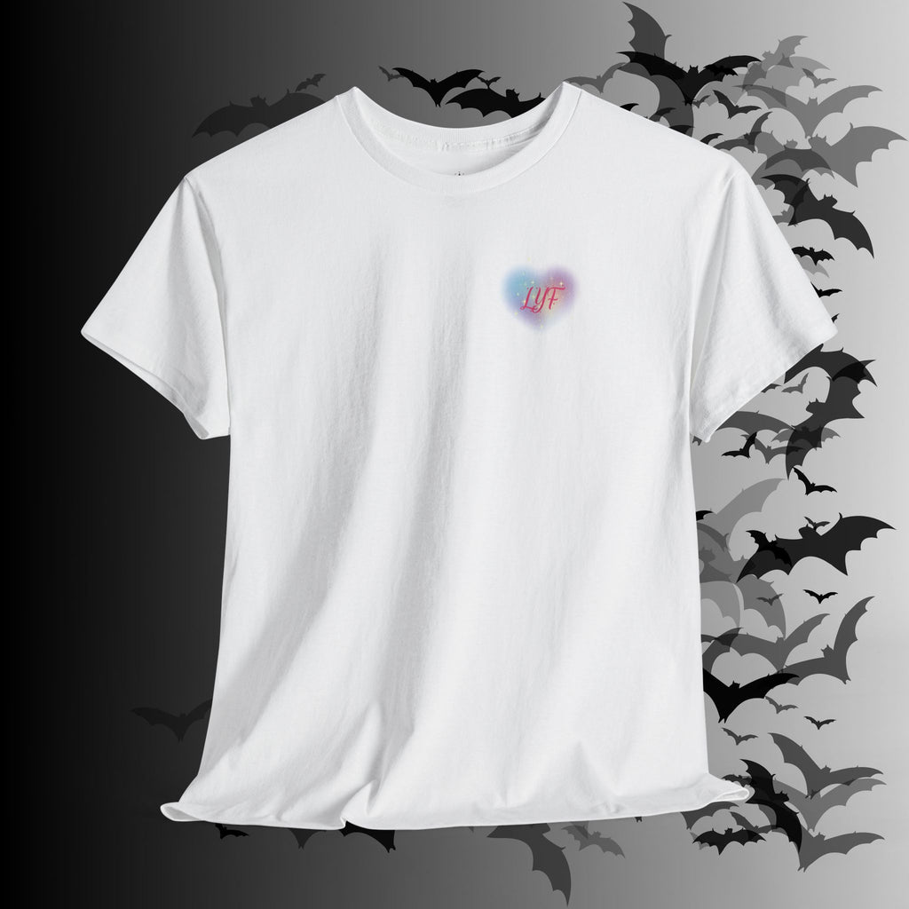 "Love You Forever" Gothic Skeleton Couples T-Shirt — Goth Valentine's Day Matching Tee