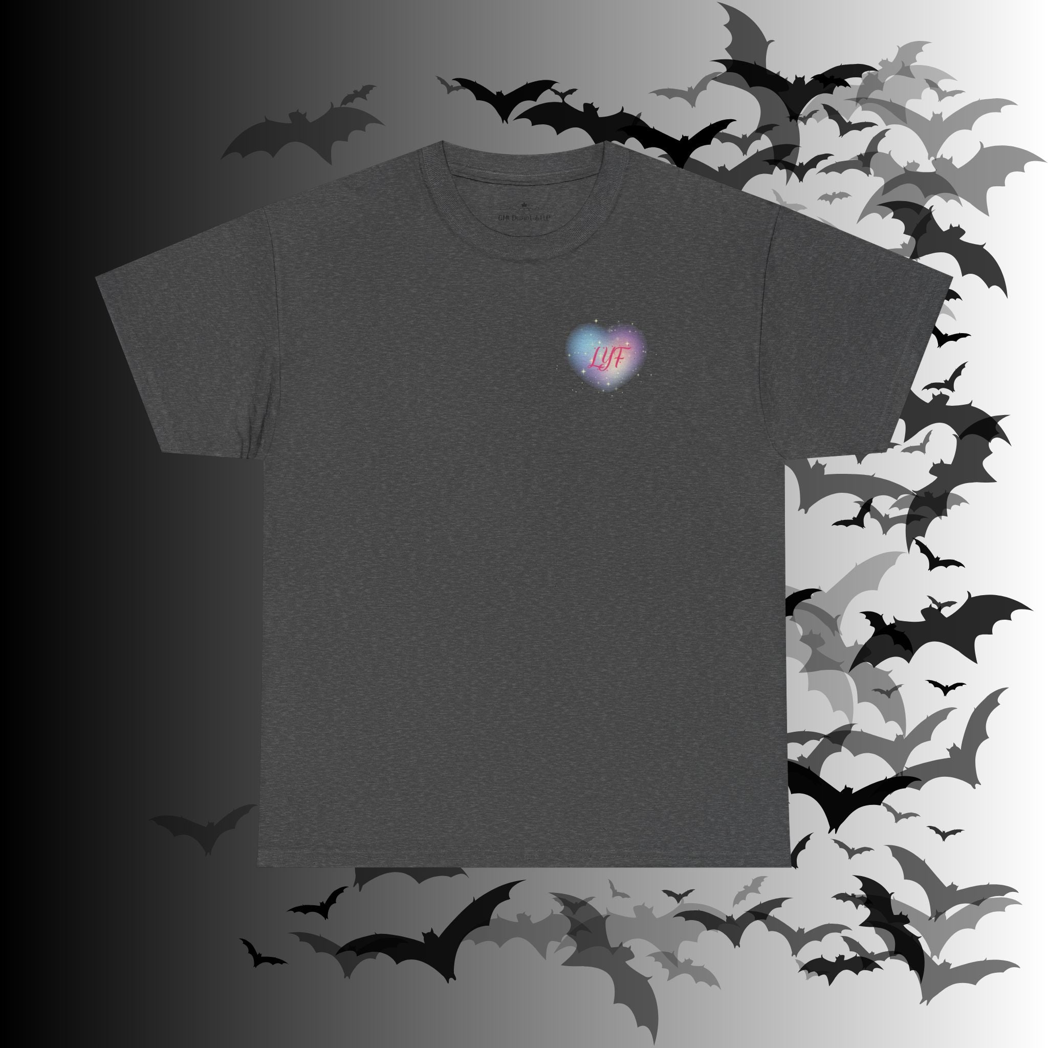 "Love You Forever" Gothic Skeleton Couples T-Shirt — Goth Valentine's Day Matching Tee