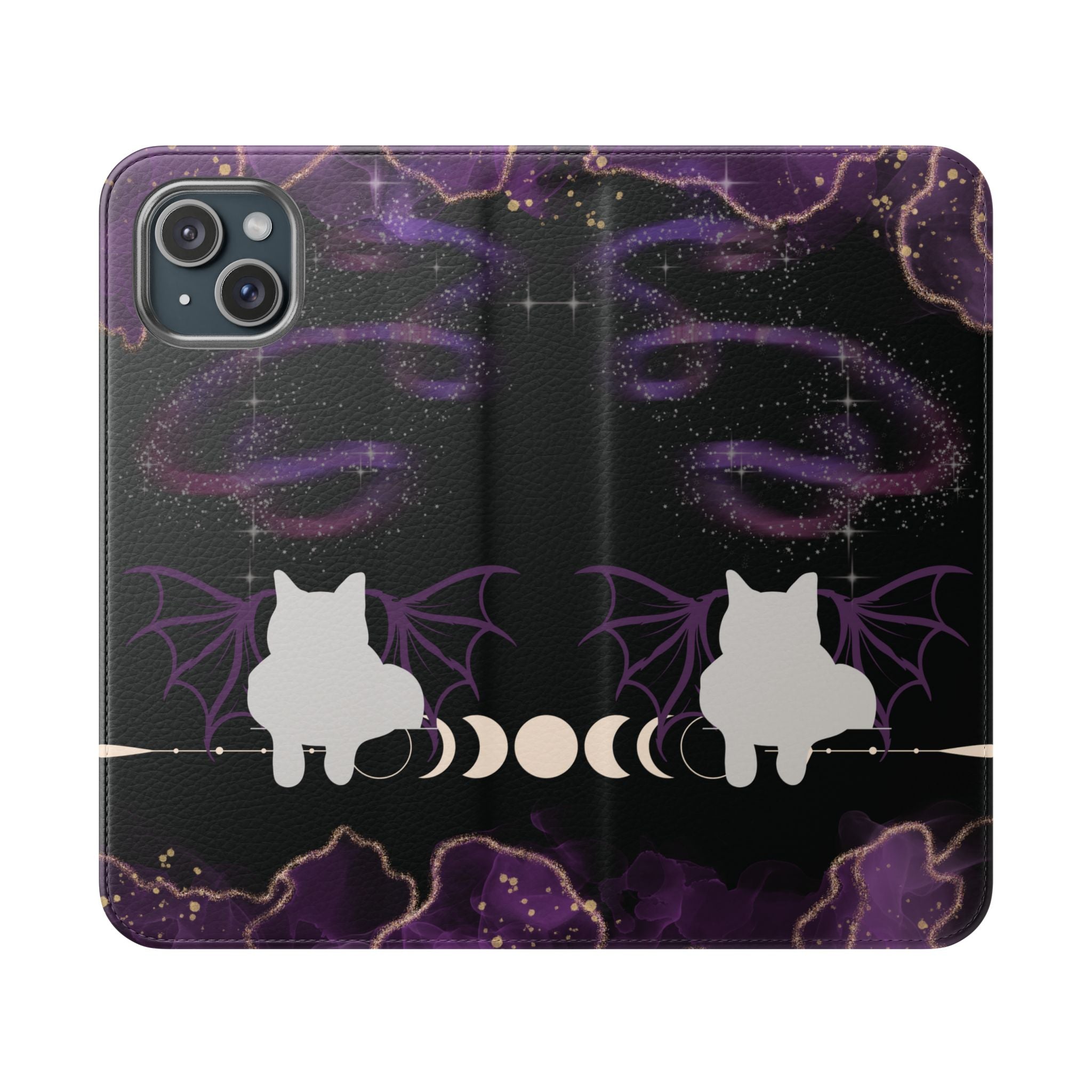 Copy of Goth Botanical Flip Wallet Case for iPhone and Samsung Galaxy Phones