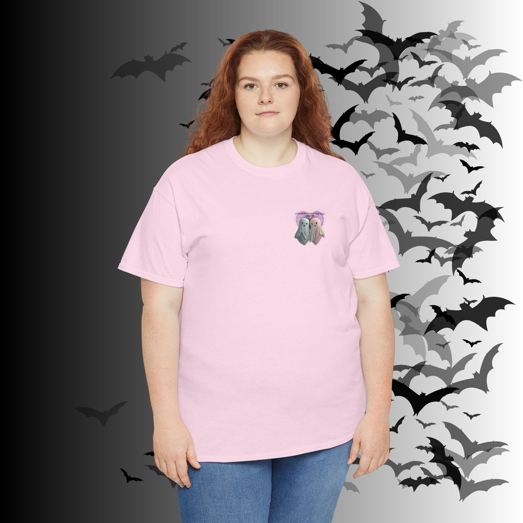 "Let's Haunt People Together Forever" Ghost Couples T-Shirt — Matching Halloween Tee
