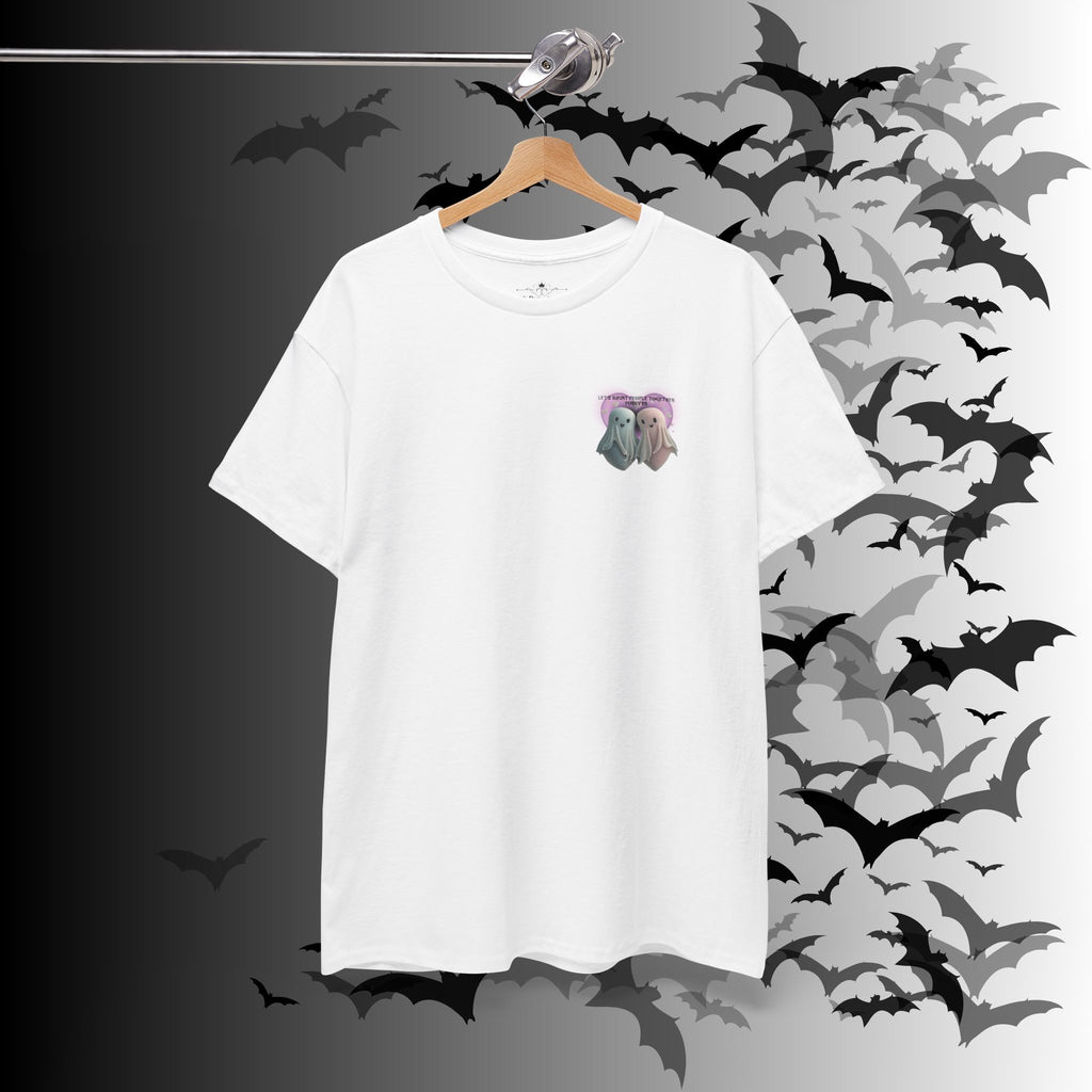 "Let's Haunt People Together Forever" Ghost Couples T-Shirt — Matching Halloween Tee