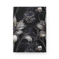 Gothic Botanical Skull Journal — Dark Floral Hardcover Spell Book