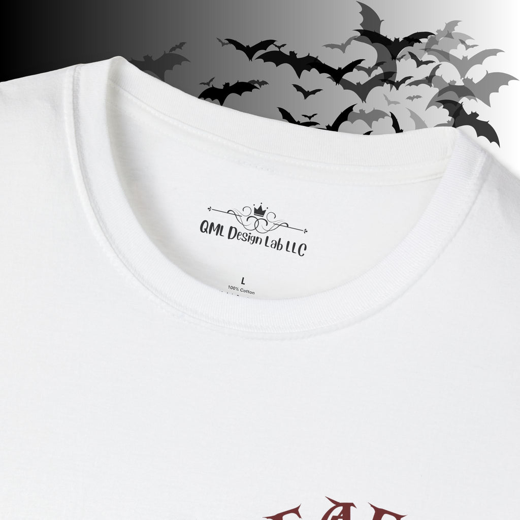 "FAFO" I Identify As A Threat T-Shirt — Gothic Humor Front & Back Print