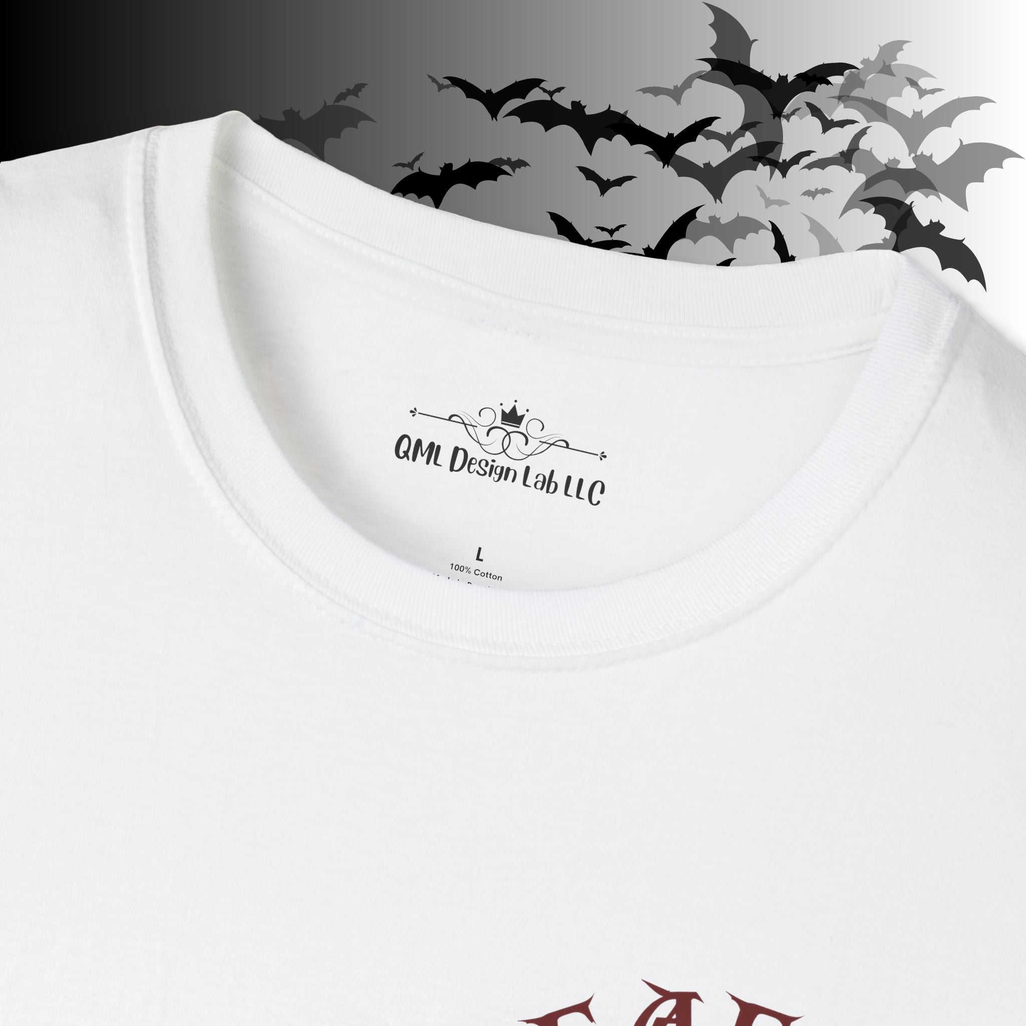 "FAFO" I Identify As A Threat T-Shirt — Gothic Humor Front & Back Print