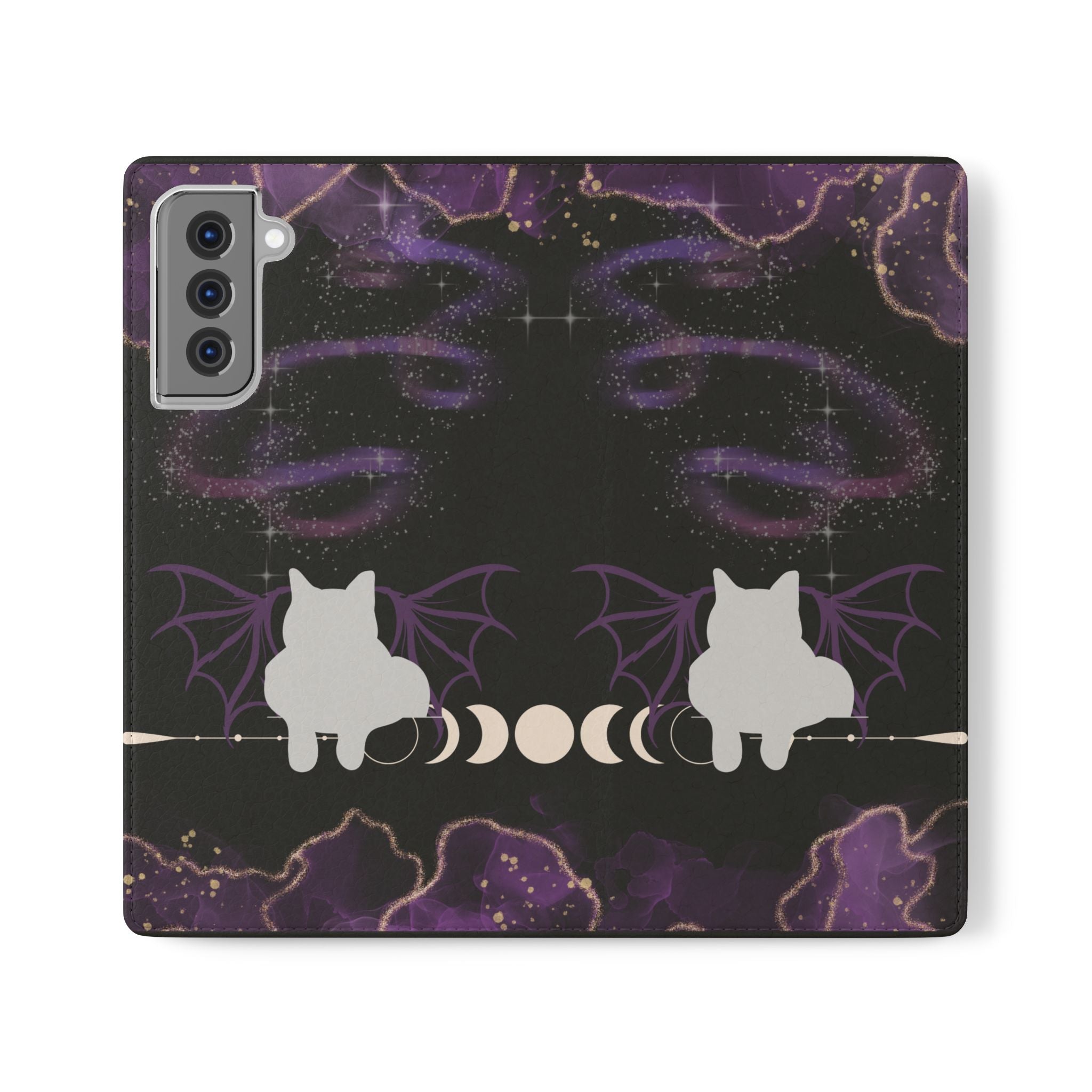 Copy of Goth Botanical Flip Wallet Case for iPhone and Samsung Galaxy Phones