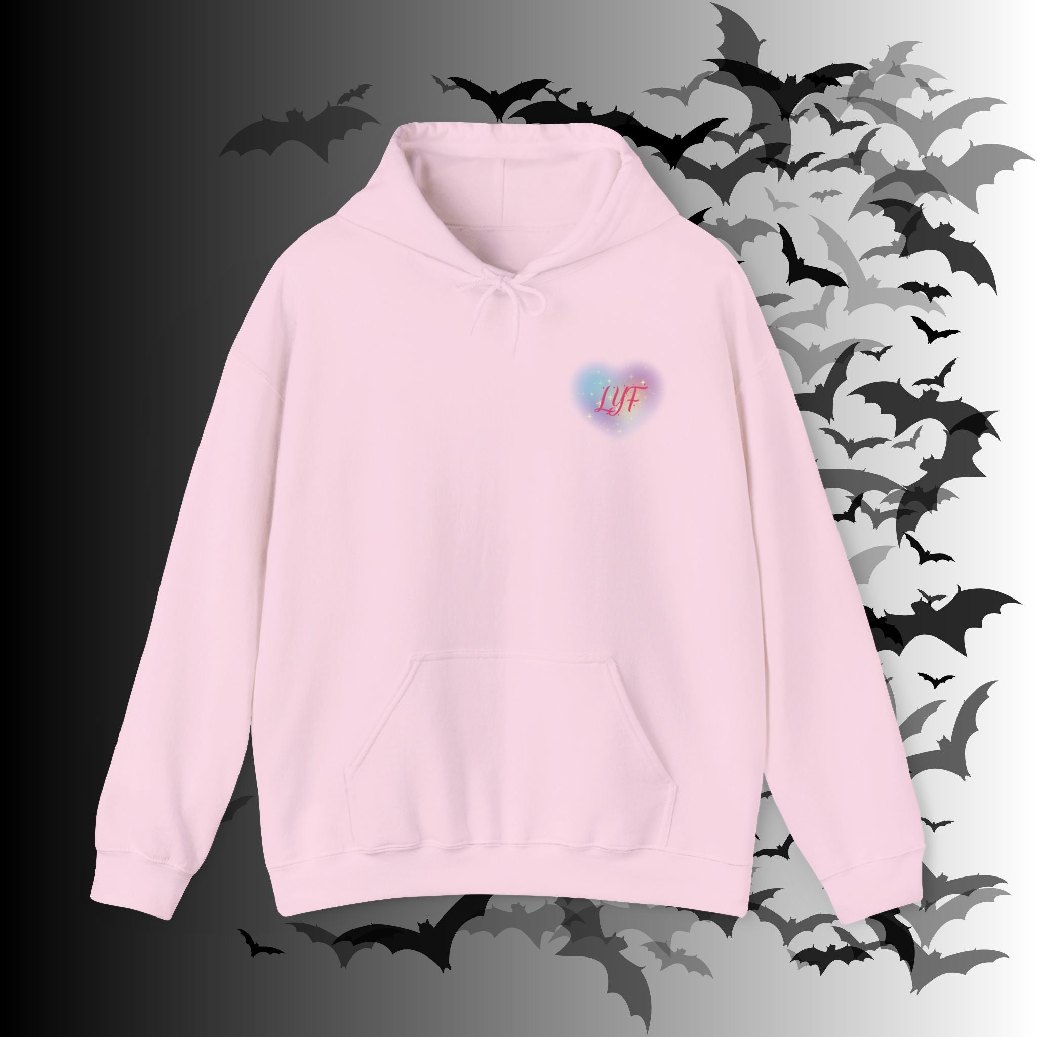 Love You Forever Skeleton Hoodie — Gothic Valentine's Couples Pullover