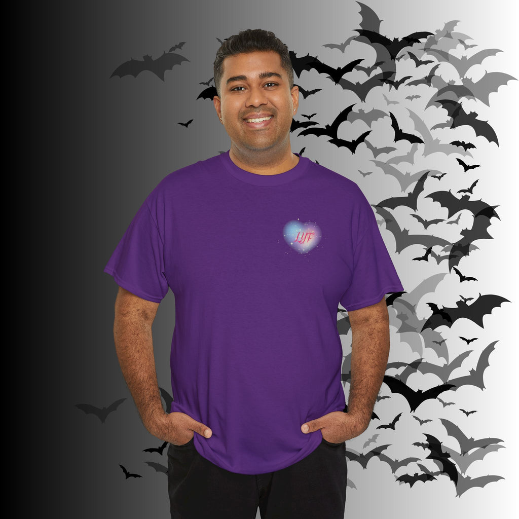 "Love You Forever" Gothic Skeleton Couples T-Shirt — Goth Valentine's Day Matching Tee