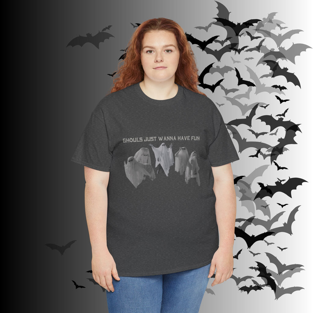 "Ghouls Just Wanna Have Fun" Ghost T-Shirt — Gothic Humor Tee