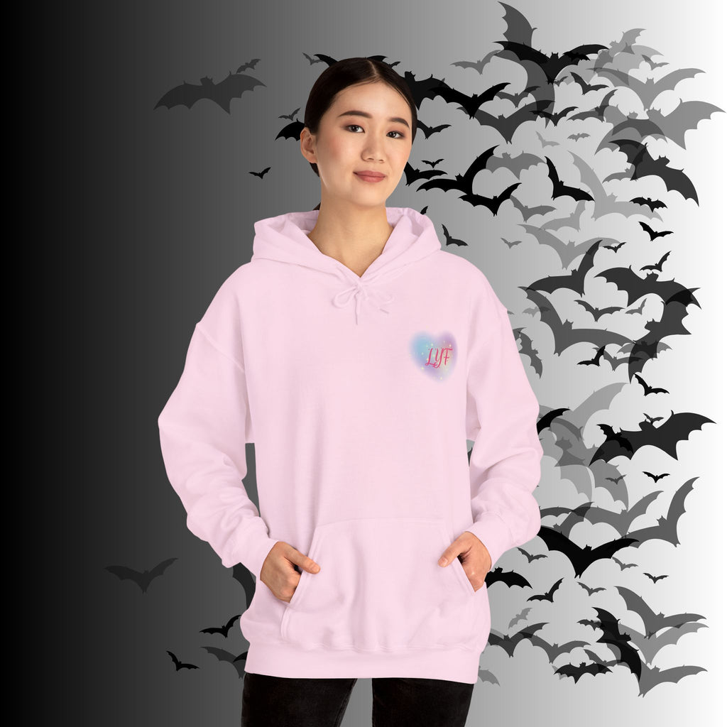 Love You Forever Skeleton Hoodie — Gothic Valentine's Couples Pullover