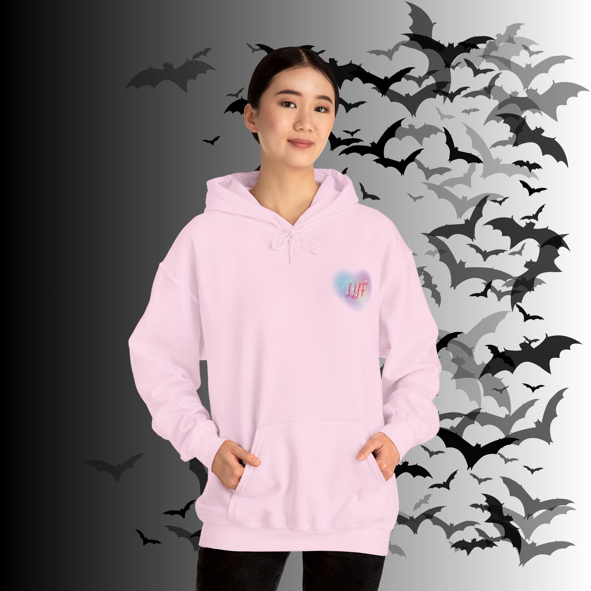 Love You Forever Skeleton Hoodie — Gothic Valentine's Couples Pullover
