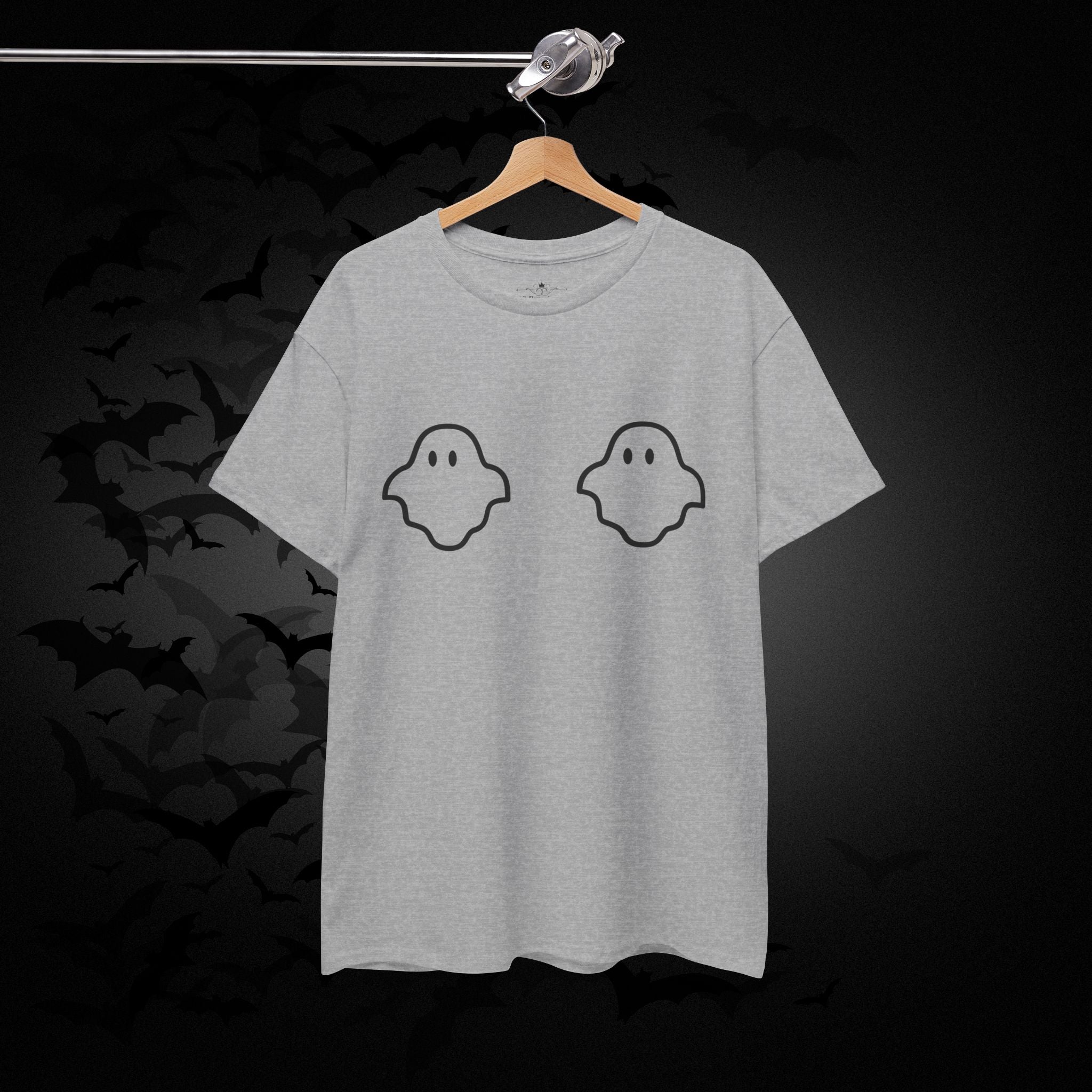 "Boo-bies" Ghost Pun Halloween T-Shirt — Funny Spooky Season Tee