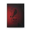 Gothic Raven & Skull Journal — Crimson Dark Academia Hardcover Spell Book