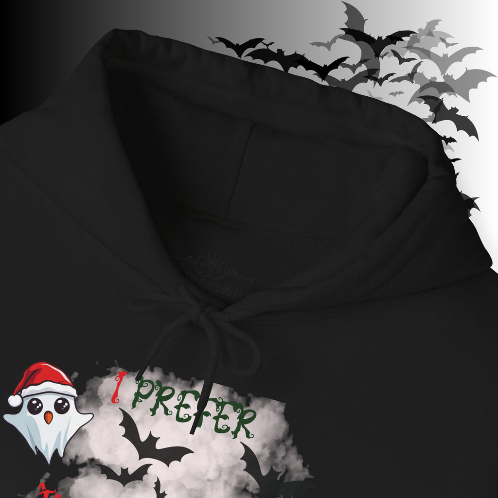 I Prefer Halloween Ghost Hoodie — Kawaii Gothic Christmas