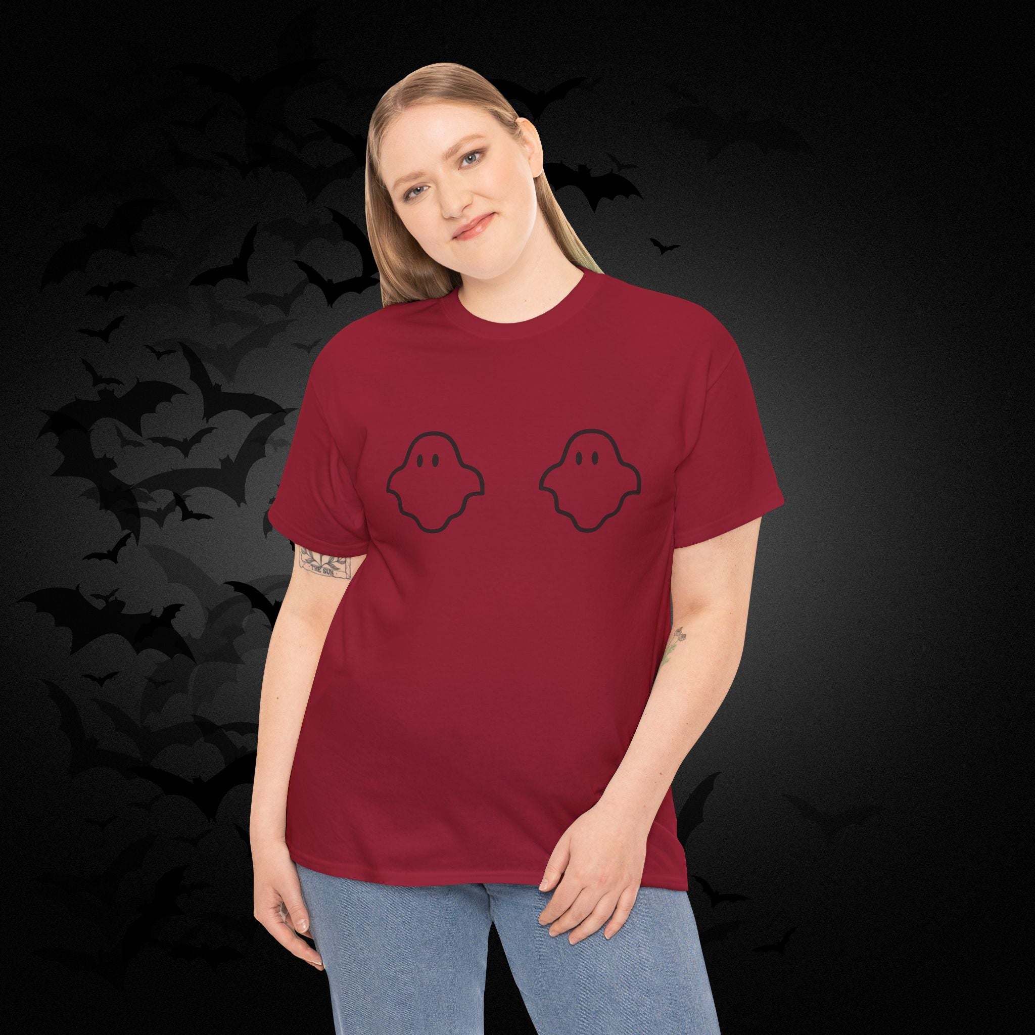 "Boo-bies" Ghost Pun Halloween T-Shirt — Funny Spooky Season Tee