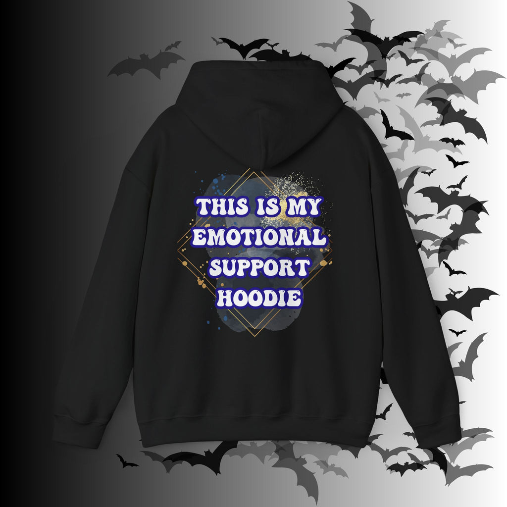 This Is My Emotional Support Hoodie — Funny Back Print Pullover