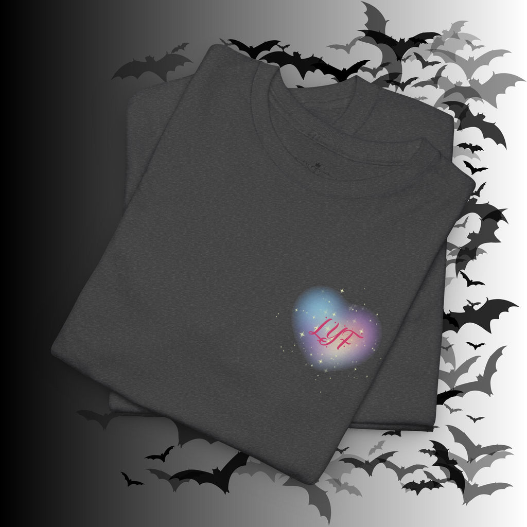 "Love You Forever" Gothic Skeleton Couples T-Shirt — Goth Valentine's Day Matching Tee