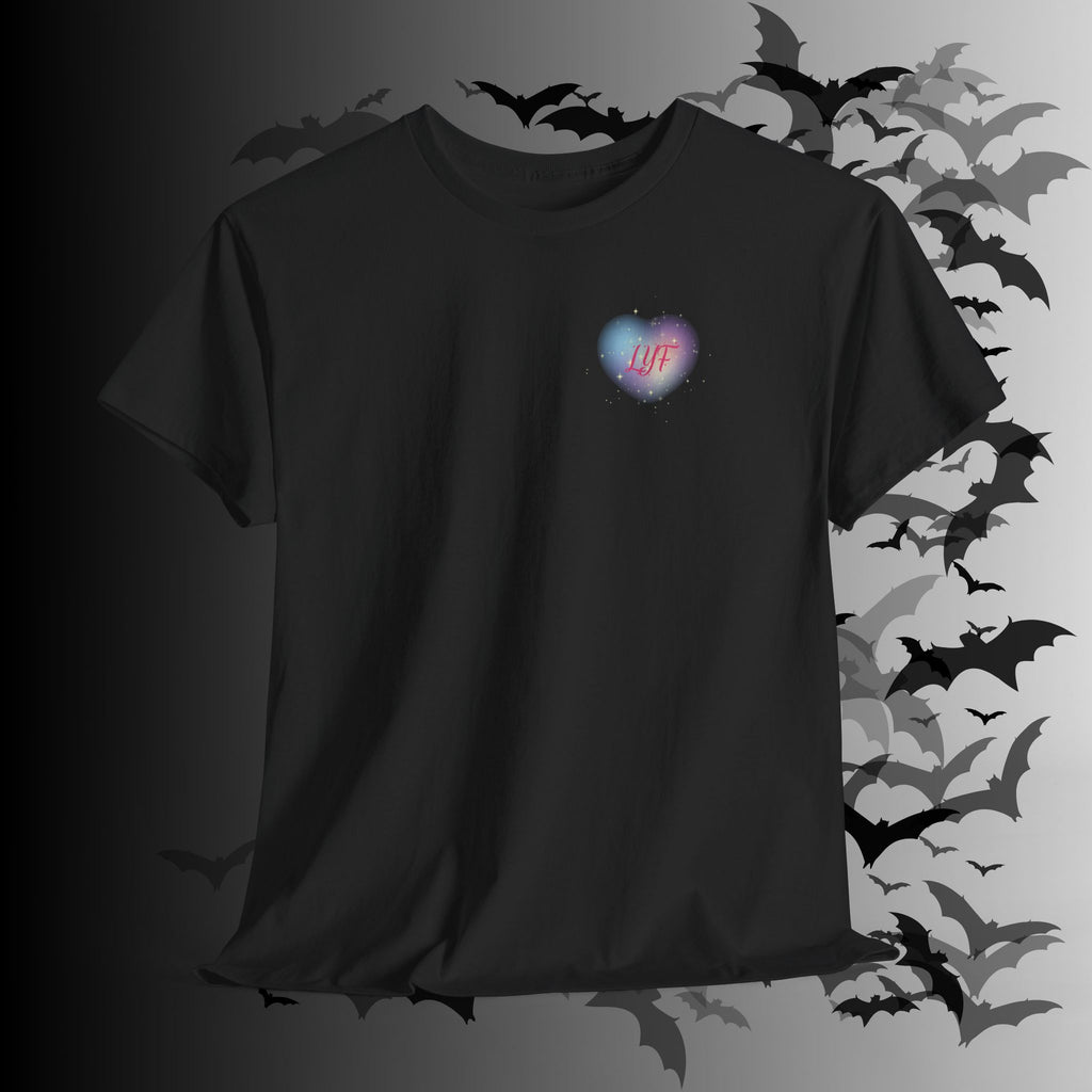 "Love You Forever" Gothic Skeleton Couples T-Shirt — Goth Valentine's Day Matching Tee